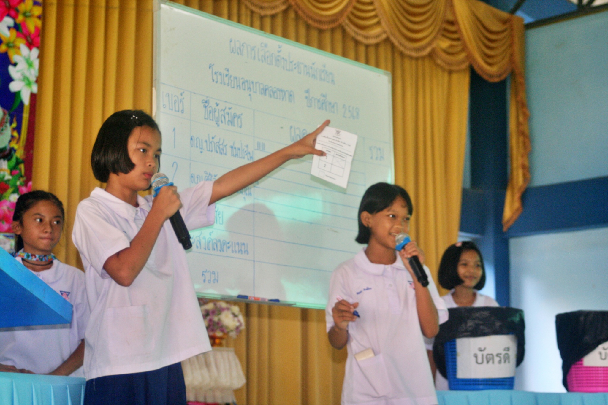 กิจกรรมเลือกตั้งประธานนักเรียน