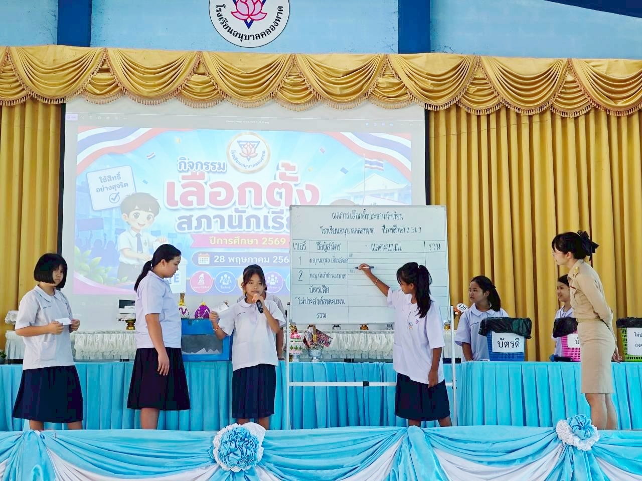 กิจกรรมเลือกตั้งประธานคณะกรรมการสภานักเรียน
